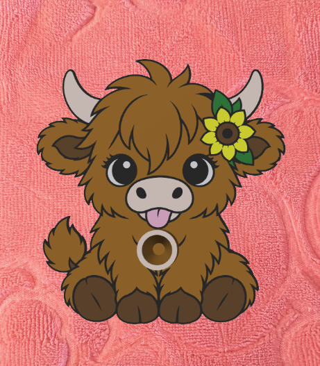 Highland Cow Single Pen Holder