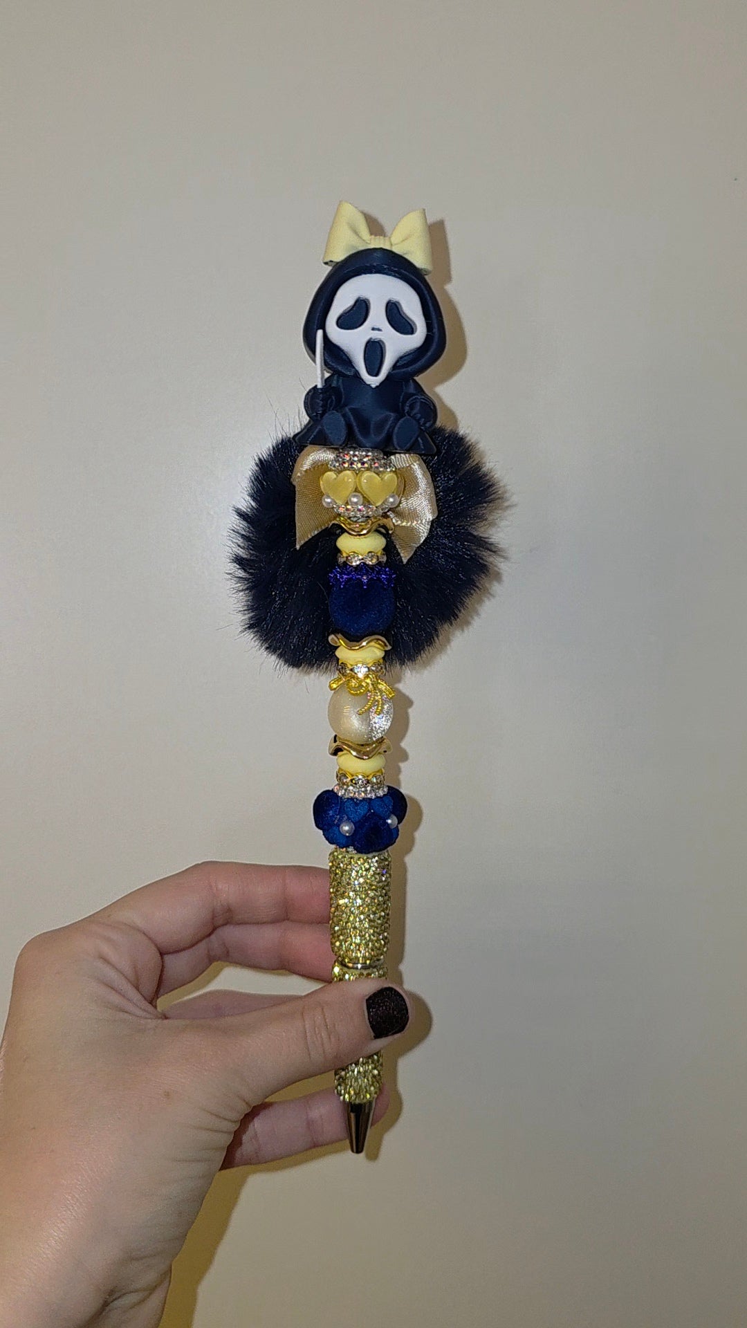 Premade Ghostie Beadable Pen