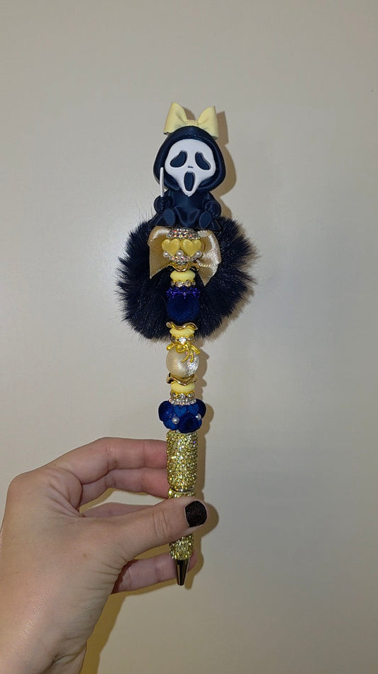 Premade Ghostie Beadable Pen