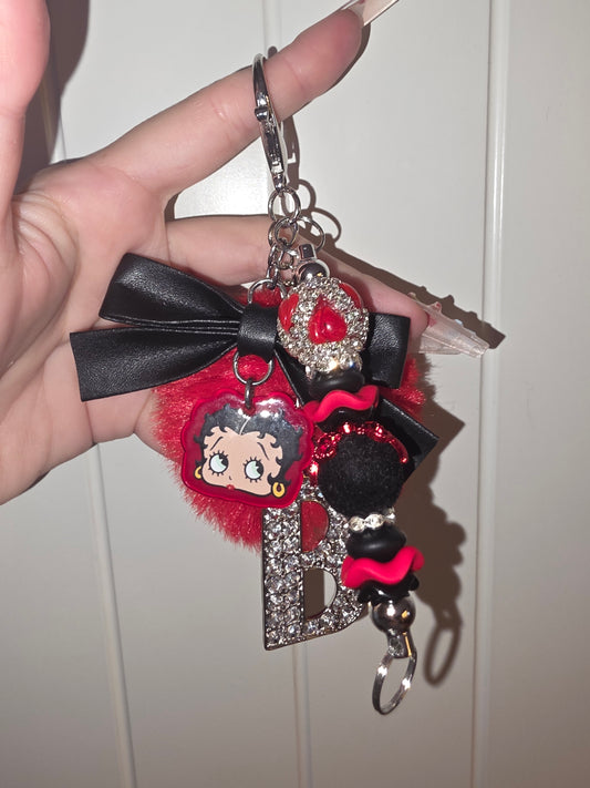 Betty Boop Beadable Keychain #No2