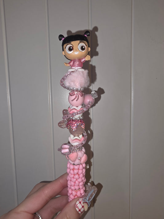Premade Boo Spiral Beadable Pen