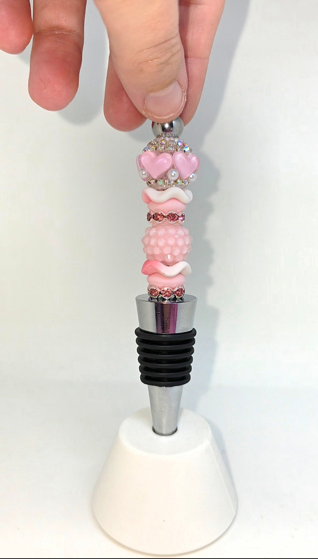 Custom Beadable Wine Cork/Bottle Stopper