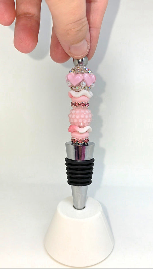 Custom Beadable Wine Cork/Bottle Stopper